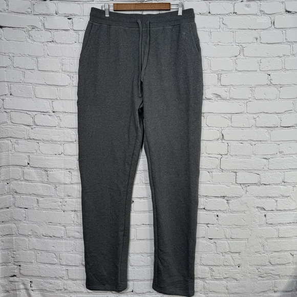 American Tall Mens Wearever 2.0 Straight Leg Sweatpants Size L Tall Charcoal Mix - Picture 1 of 16